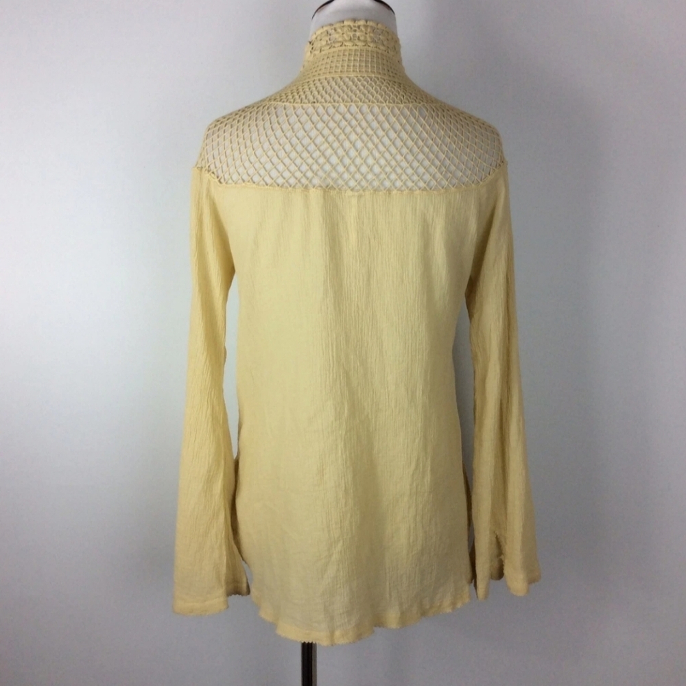 Free People On The Island Crochet Blouse. Size: XS. - Picture 7 of 14